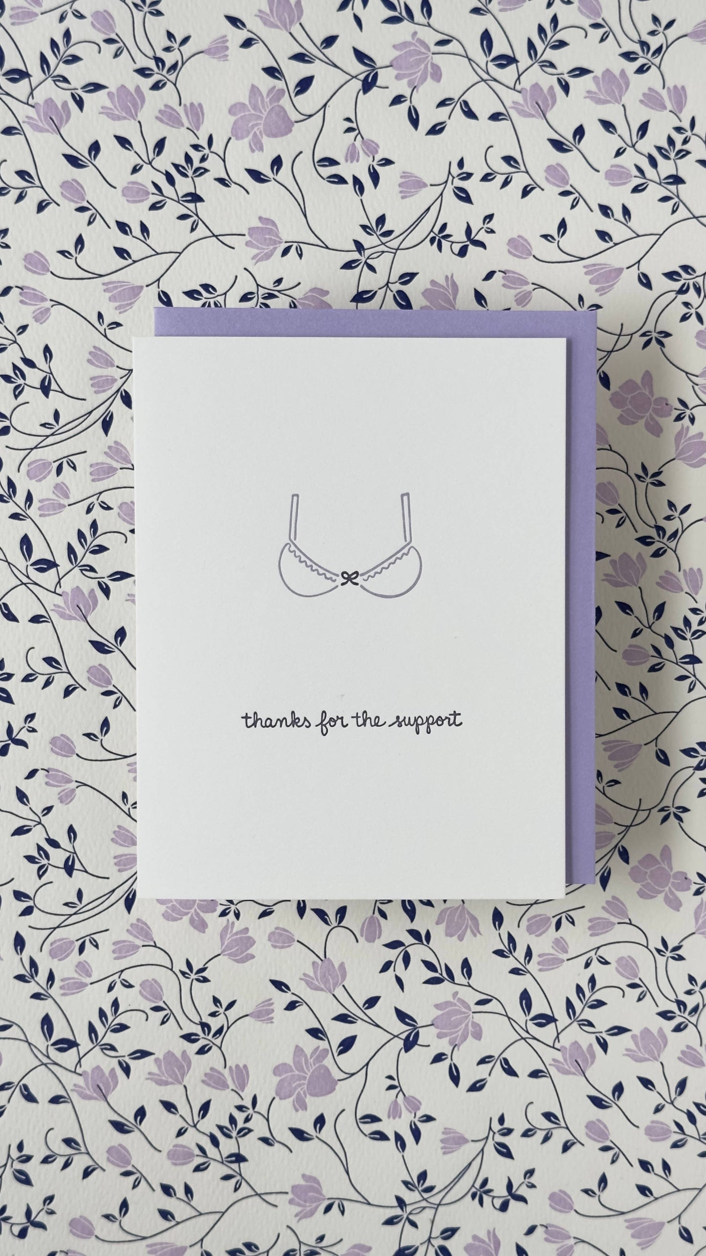 Appreciation Greeting Card ~ Thanks For the Support