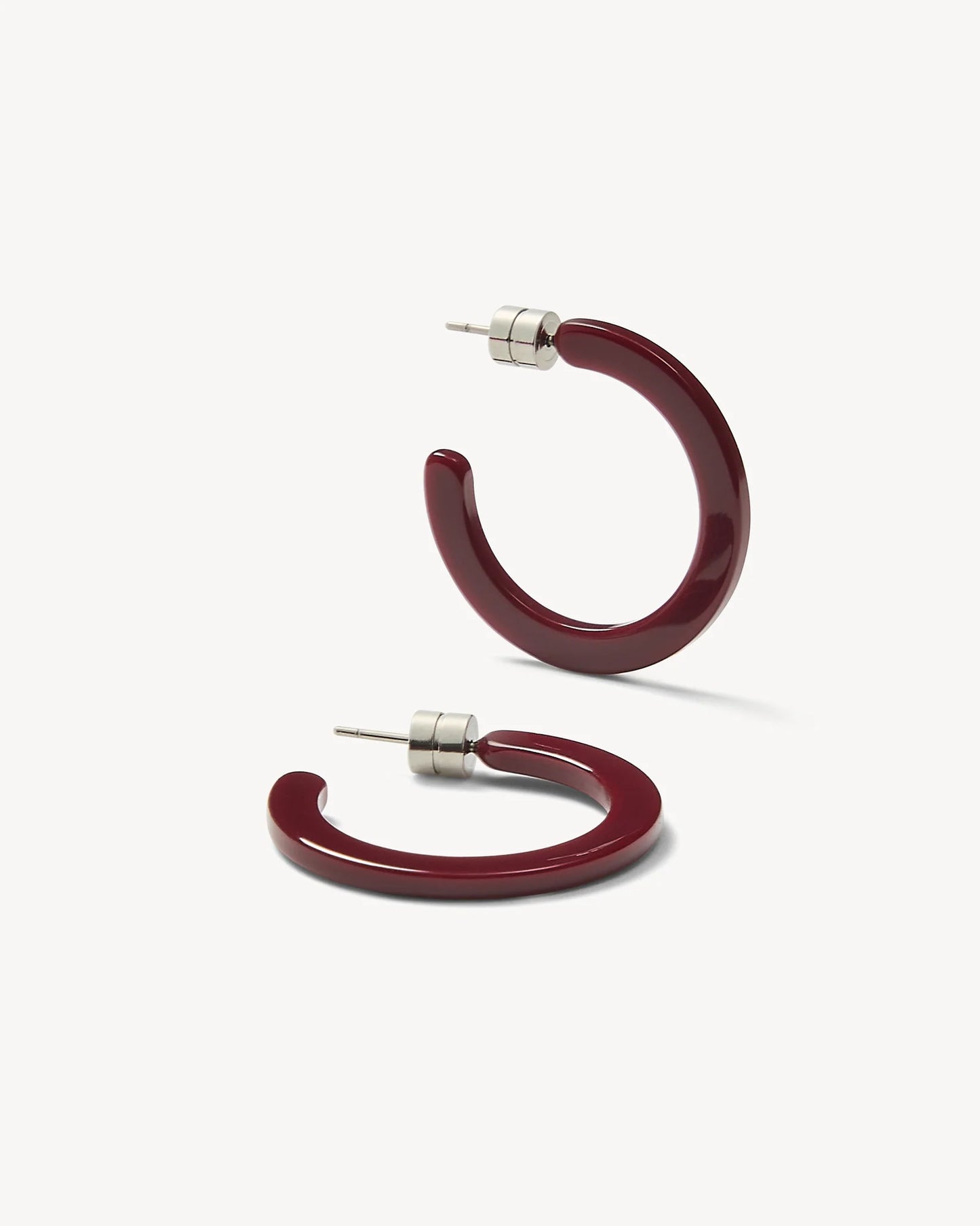 Mini Hoops ~ Oxblood