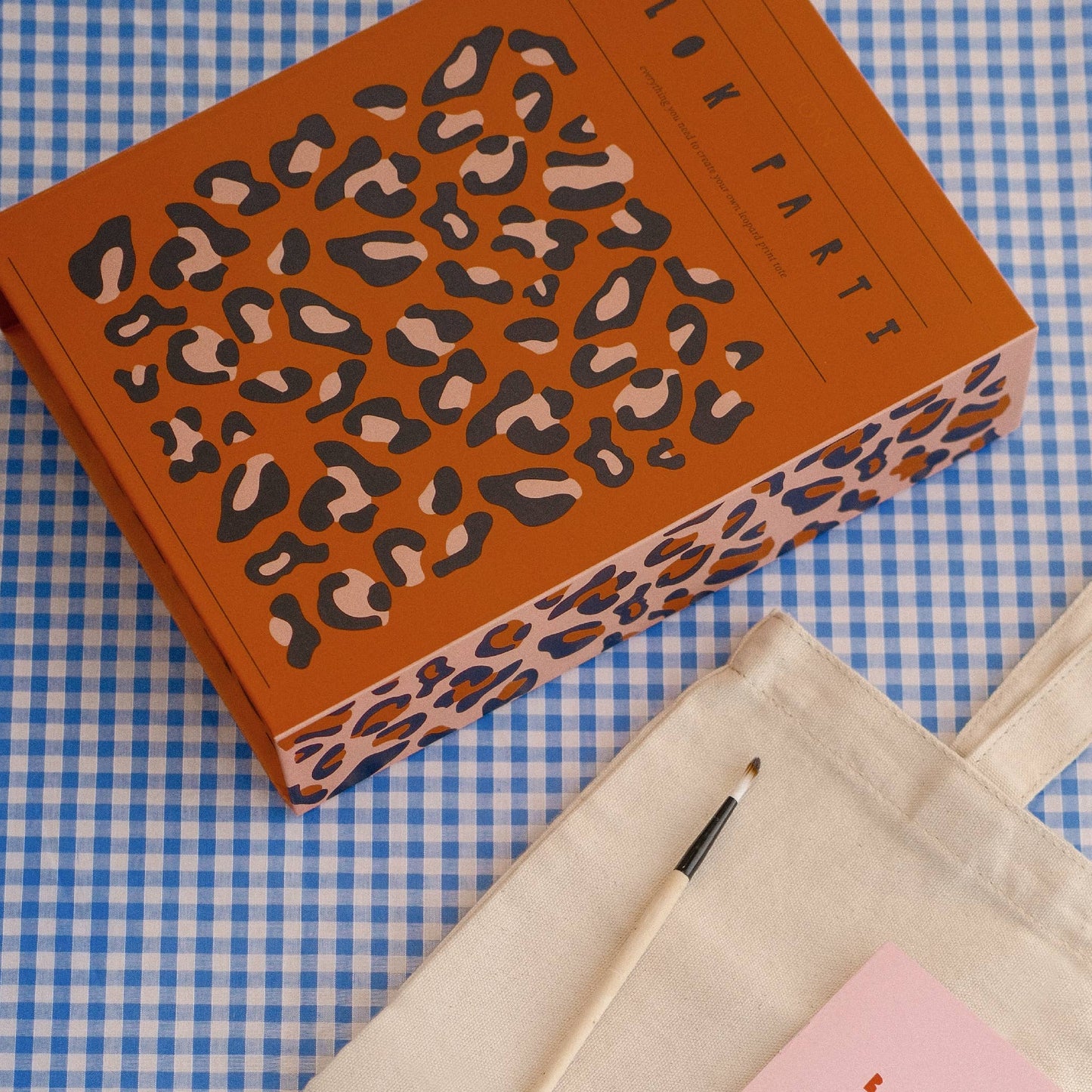 Block Printing Kit (Tote Bag) ~Leopard