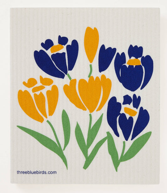 Swedish Dishcloth ~ Crocus