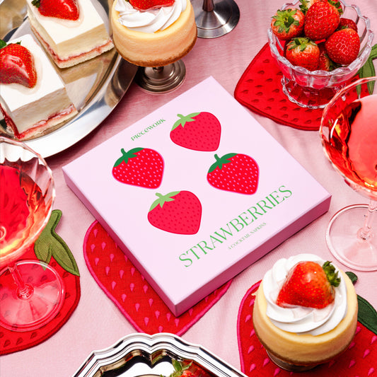 Cocktail Napkins ~ Strawberry