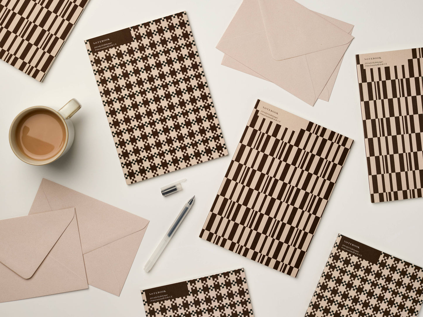 A5 Notebook ~ Umber Flower