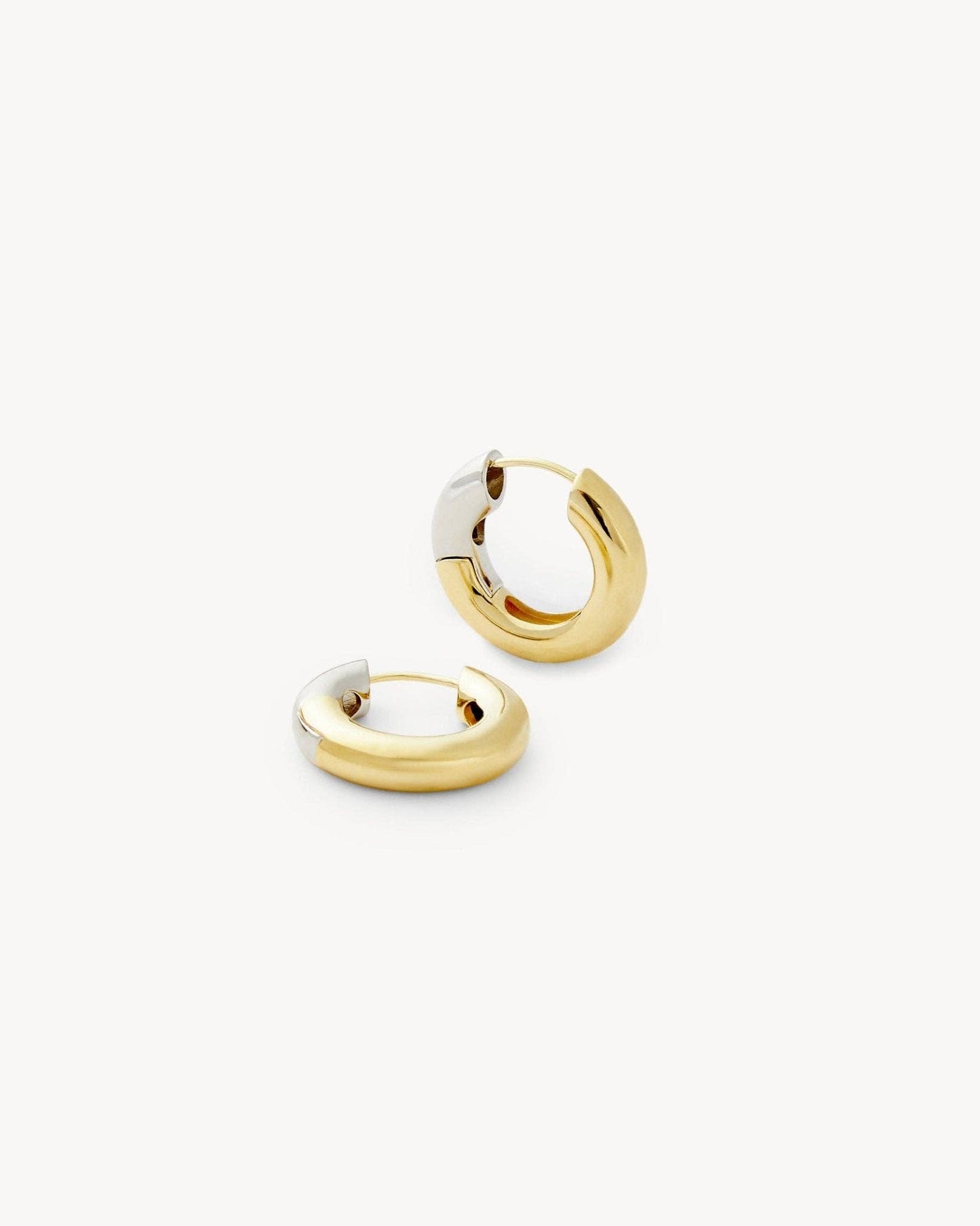 Baby Chunky Hoops ~ 3/4 Gold