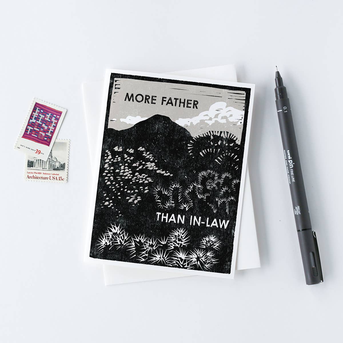Father's Day Greeting Card ~ More Father Than In-Law
