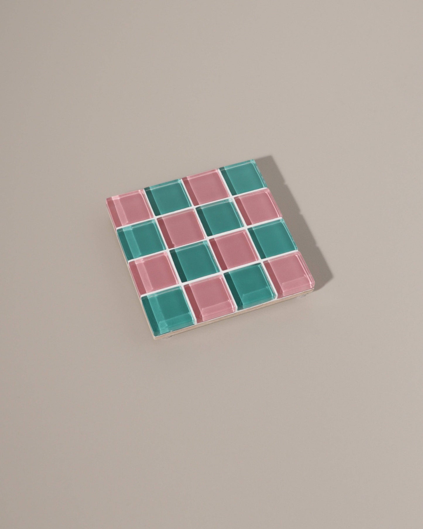Glass Tile Coaster ~ Sour Watermelon