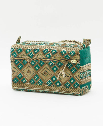 Medium Toiletry Bag ~ Blue Beige