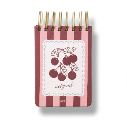 Chunky Spiral Notepad ~ Very Cherry