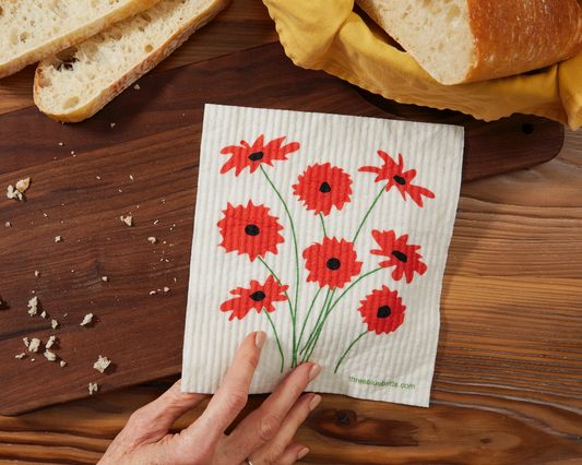 Swedish Dishcloth ~ Gerbera
