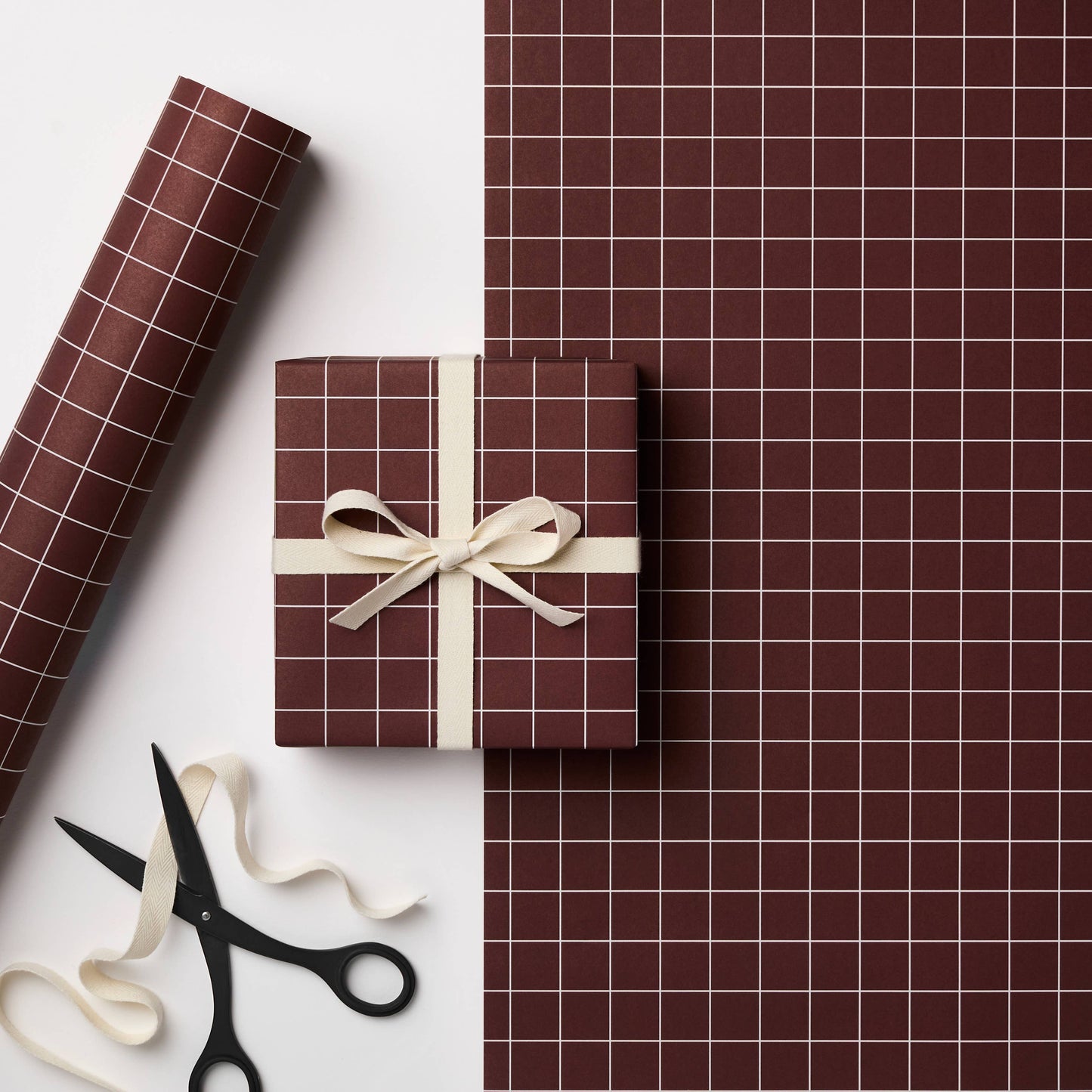Complimentary Gift Wrapping ~ Russet Grid