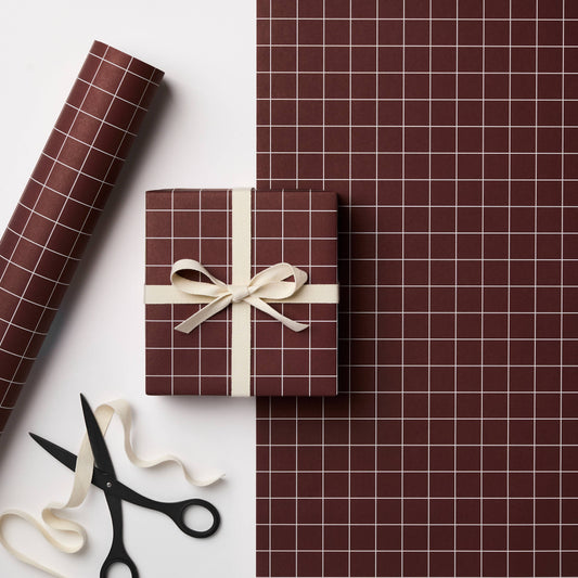 Complimentary Gift Wrapping ~ Russet Grid