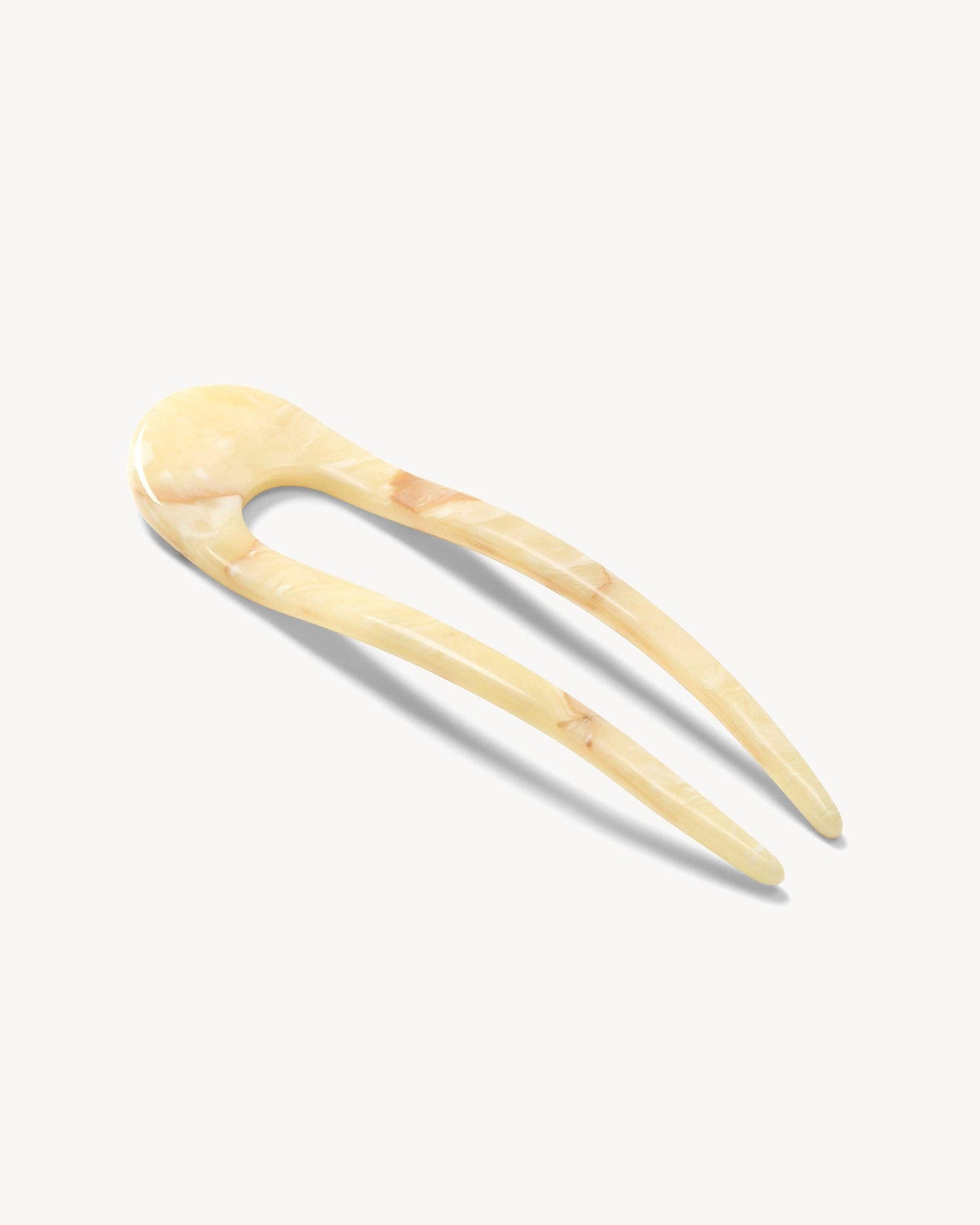 French Hair Pin ~ Crème