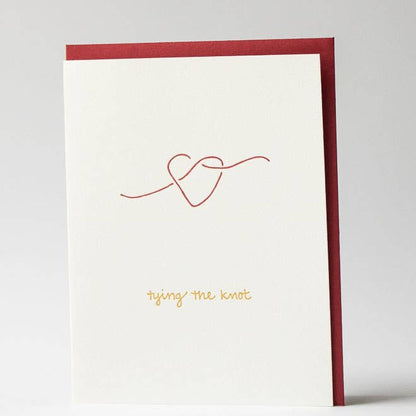 Romantic Greeting Card ~ Tying The Knot