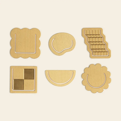 Metal Index Tabs ~ Curious Shapes