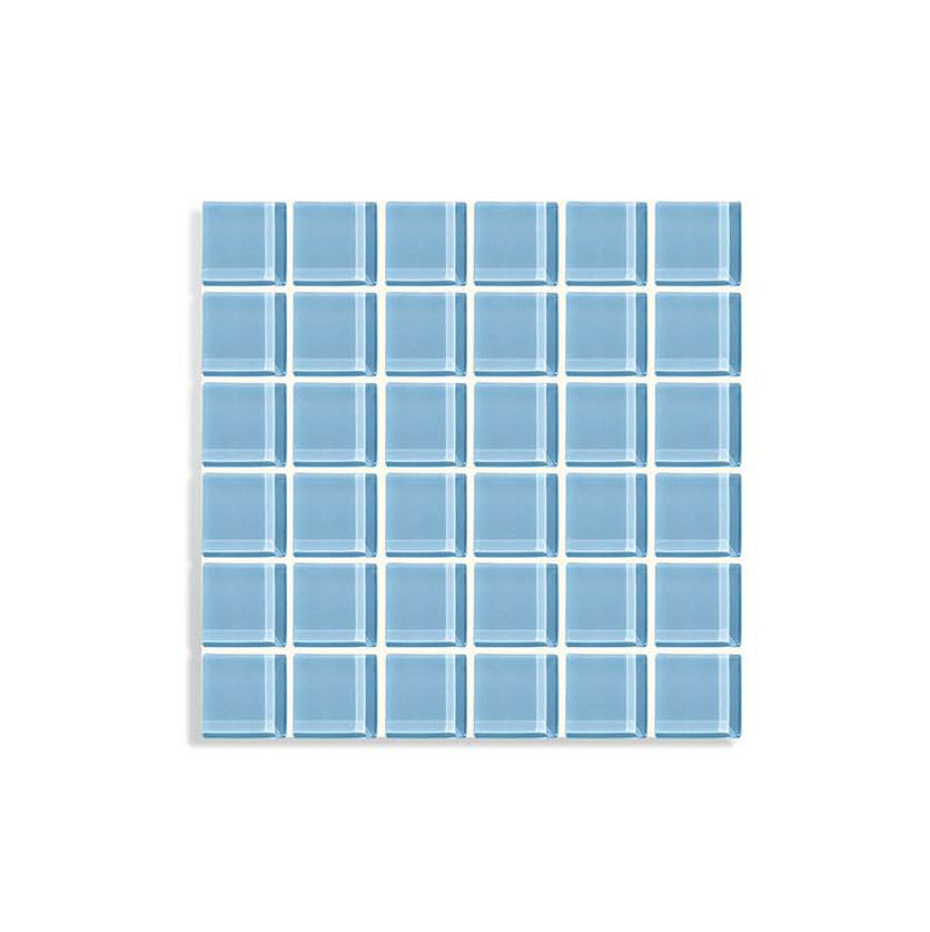 Square Glass Tile Tray ~ It's Sky