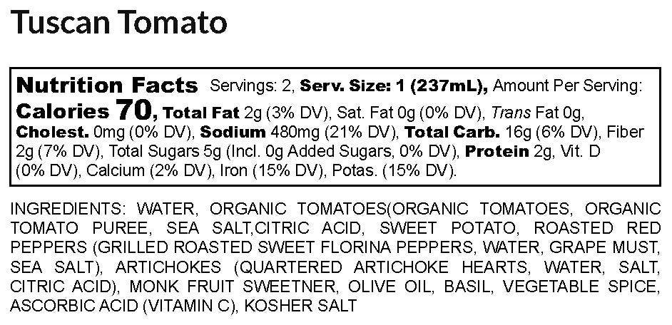 Soup (Shelf-Stable) ~ Tuscan Tomato