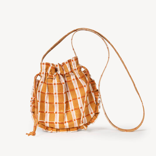 Momo Crossbody Bag ~ Ember Plaid