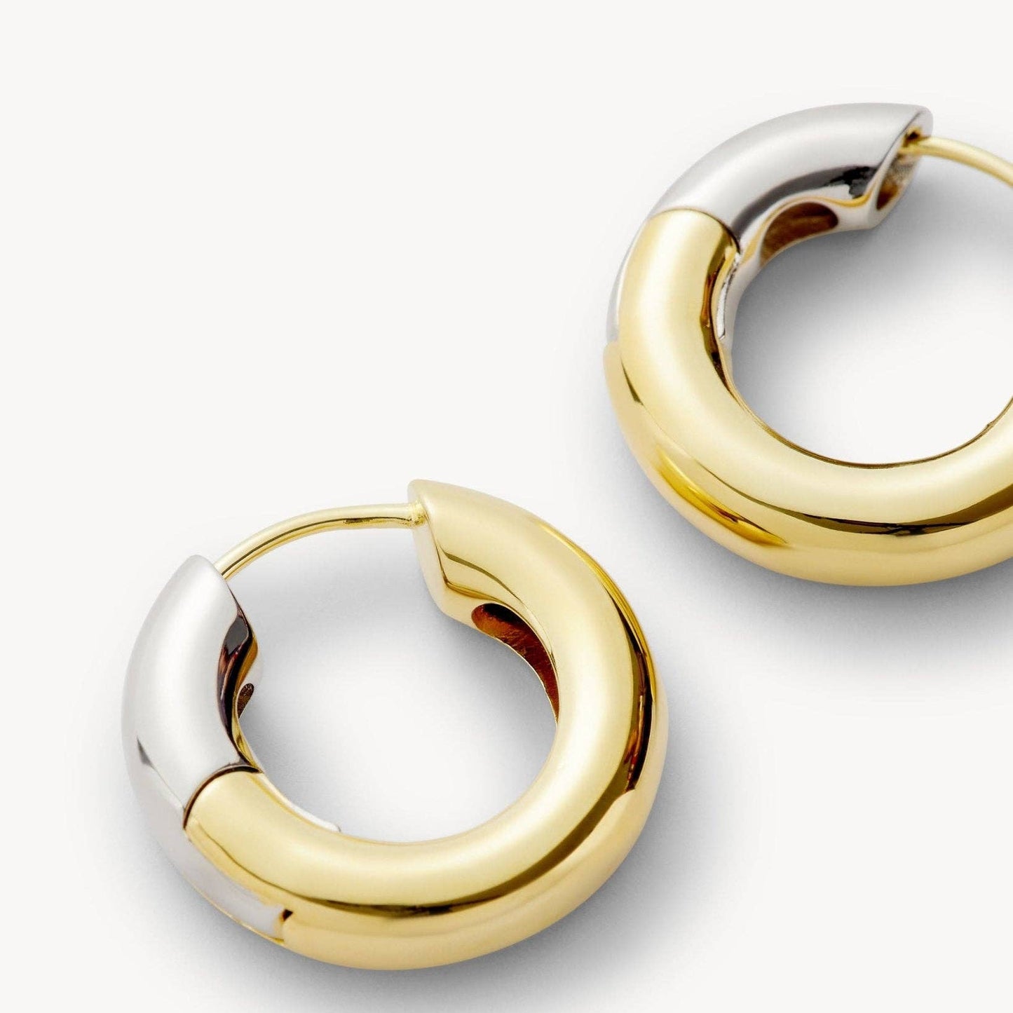 Baby Chunky Hoops ~ 3/4 Gold
