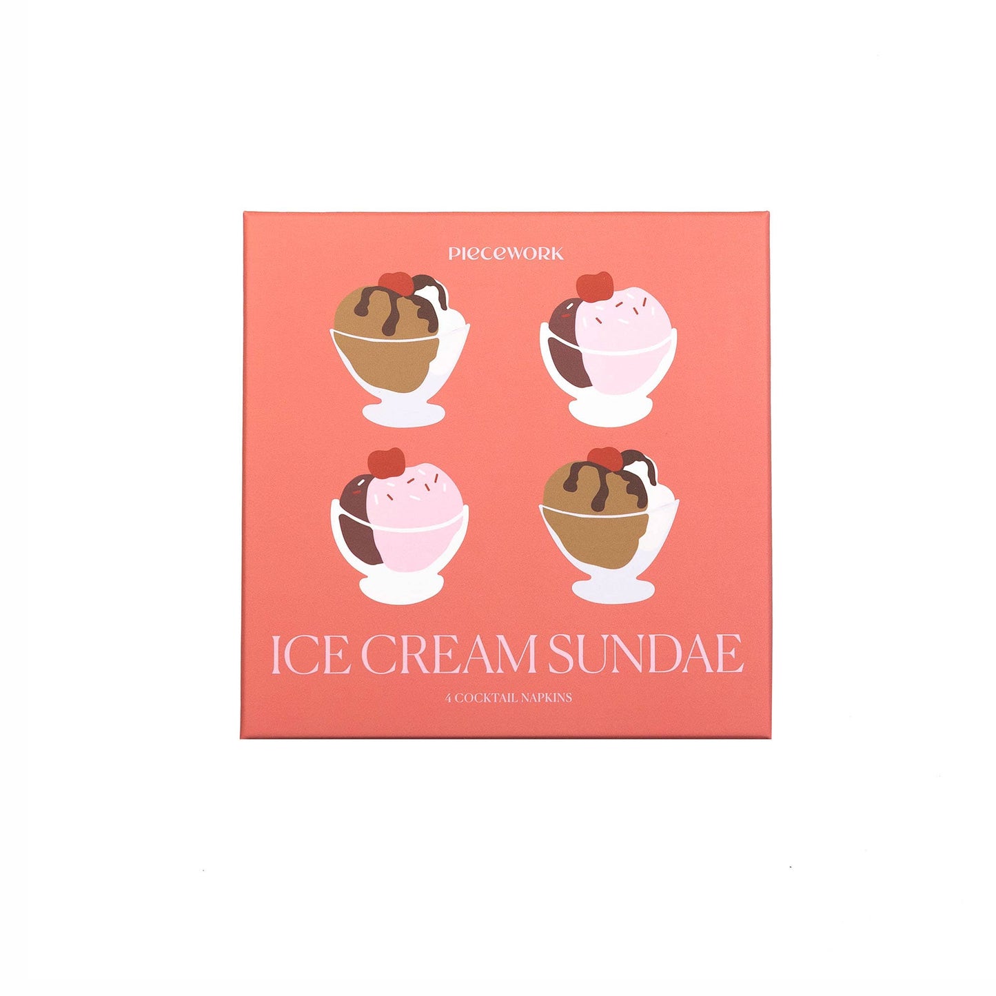 Cocktail Napkins ~ Ice Cream Sundae