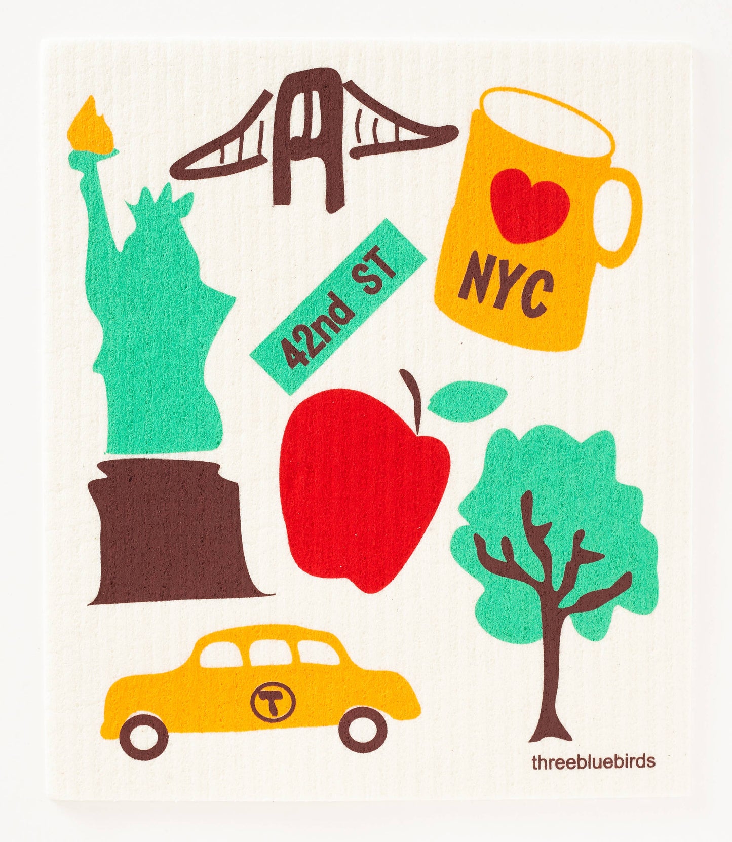 Swedish Dishcloth ~ Love NYC
