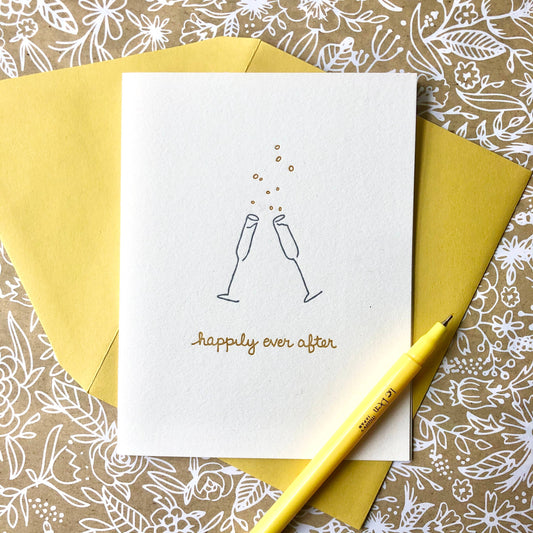 Celebratory Greeting Card ~ Happily Ever After