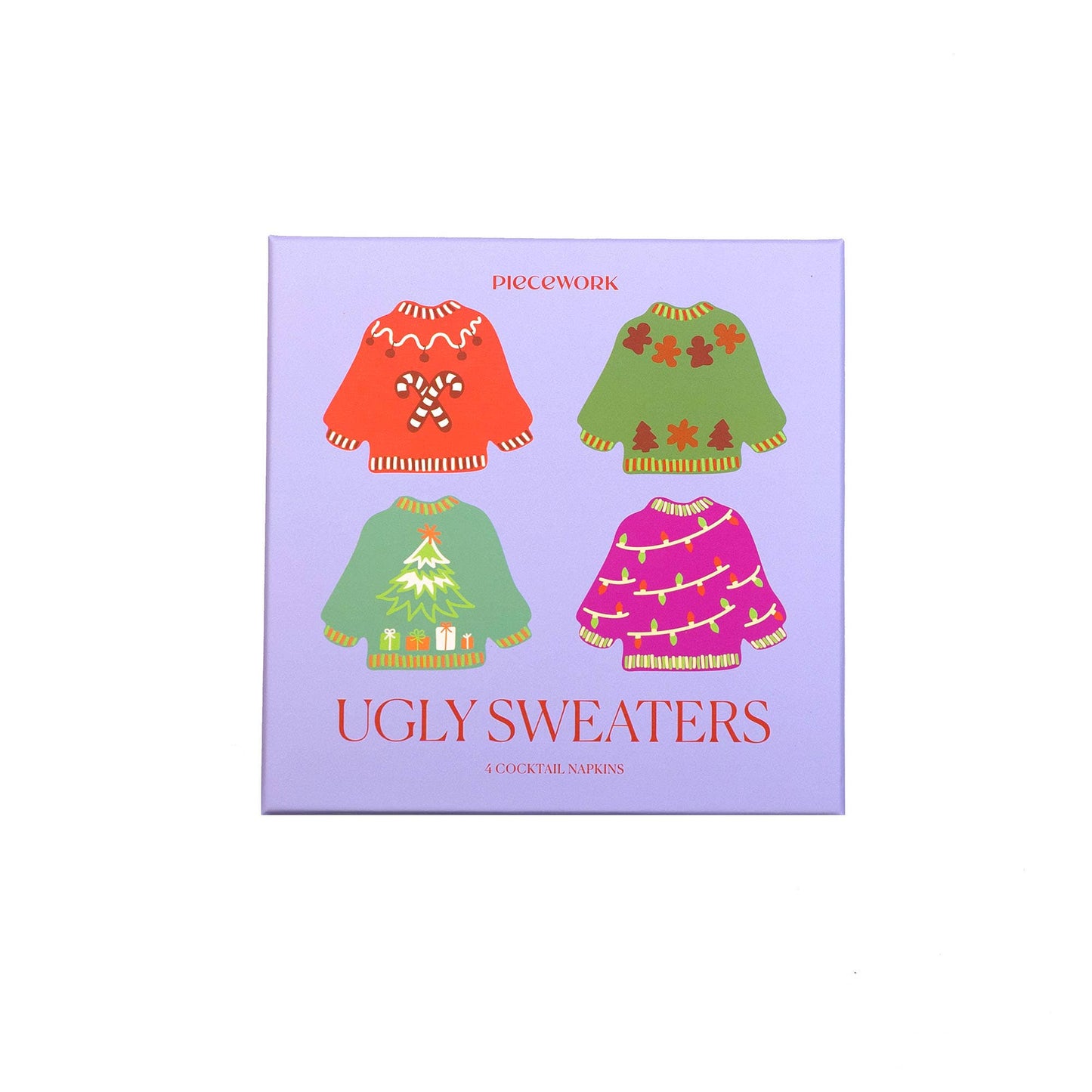 Linen Cocktail Napkins ~ Ugly Sweaters