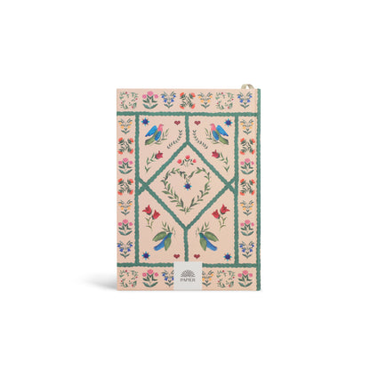 Hardcover Lined Notebook ~ Quilted Daydream
