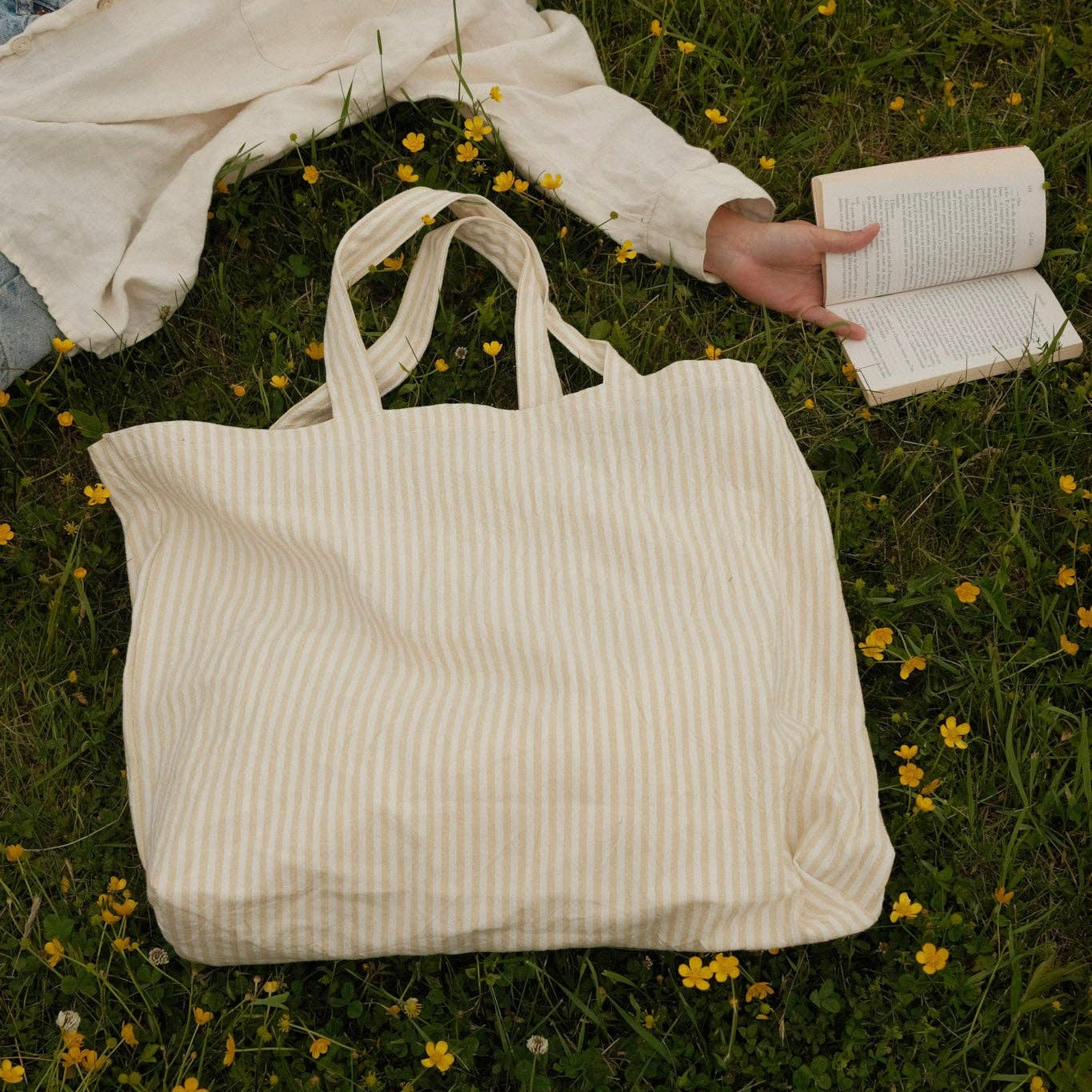 Striped Tote