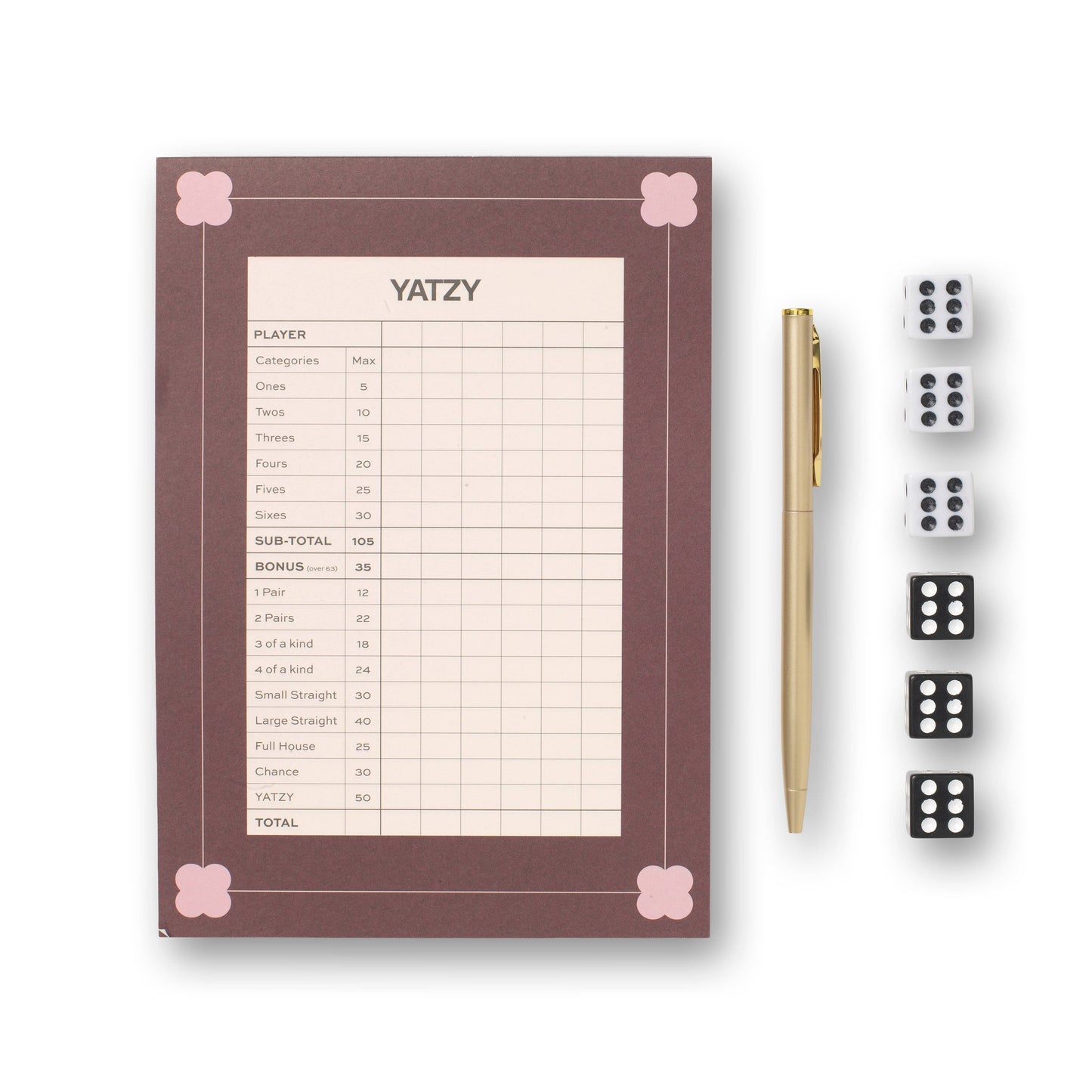 Yatzy Game Set ~ Clover Roll
