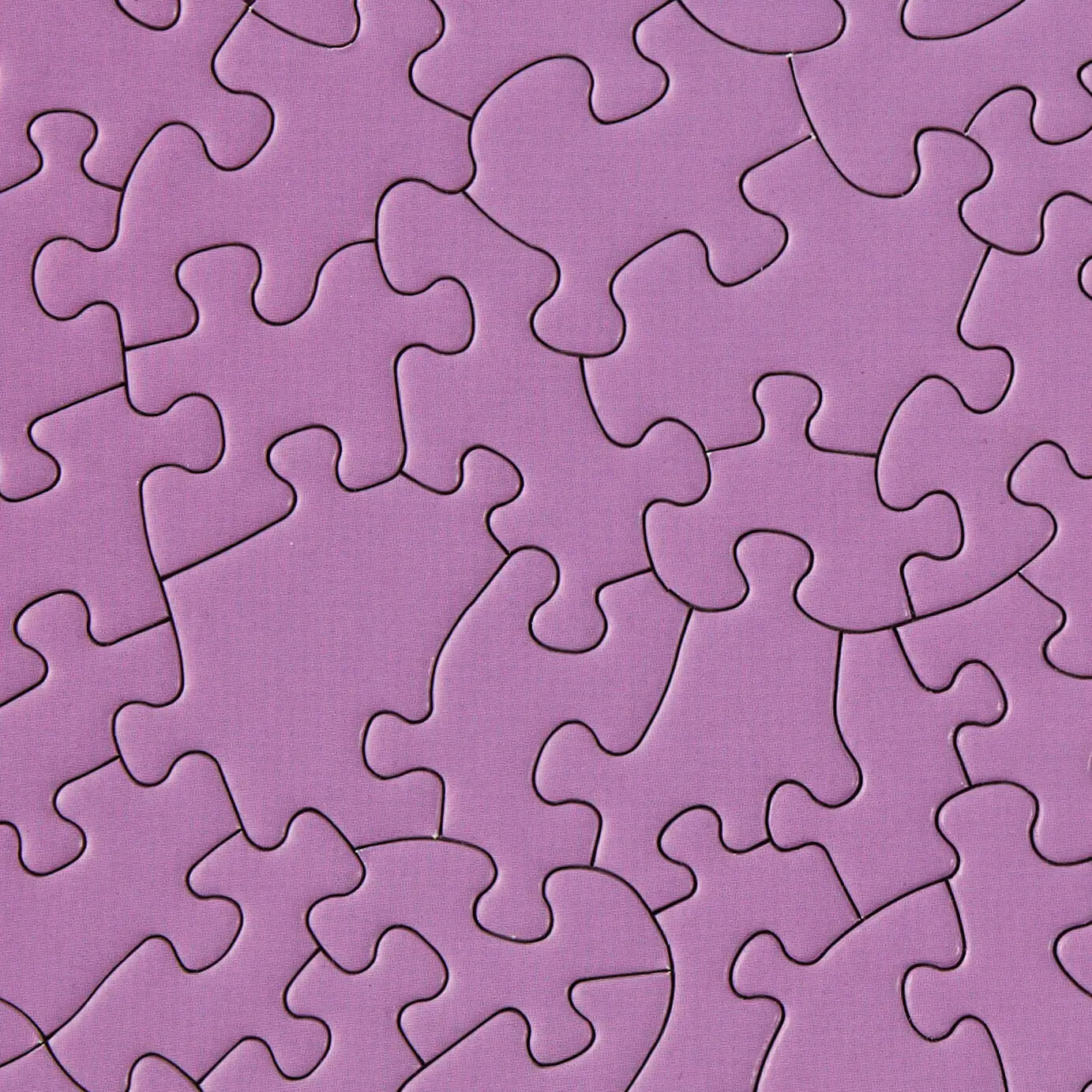 Round Puzzle (81 Pieces) ~ Flat Plum