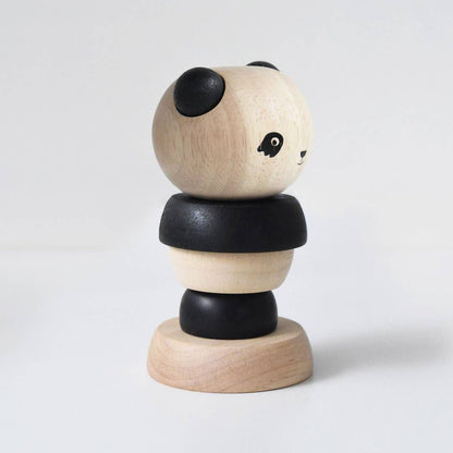 Wooden Ring Stacker ~ Bears
