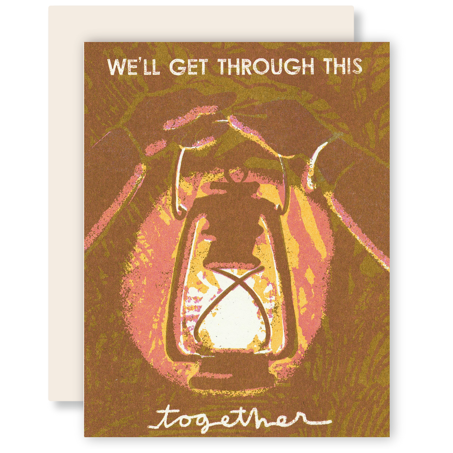 Sympathy Greeting Card ~ We'll Get Through This Together