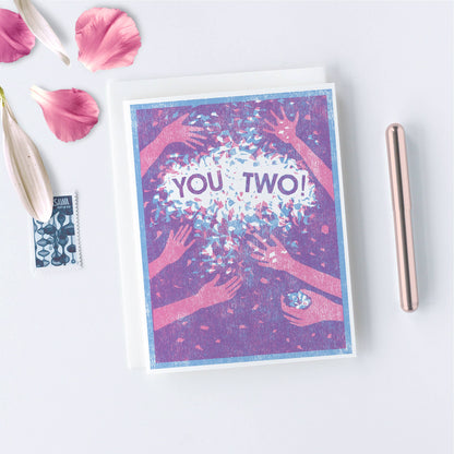 Celebratory Greeting Card ~ You Two!