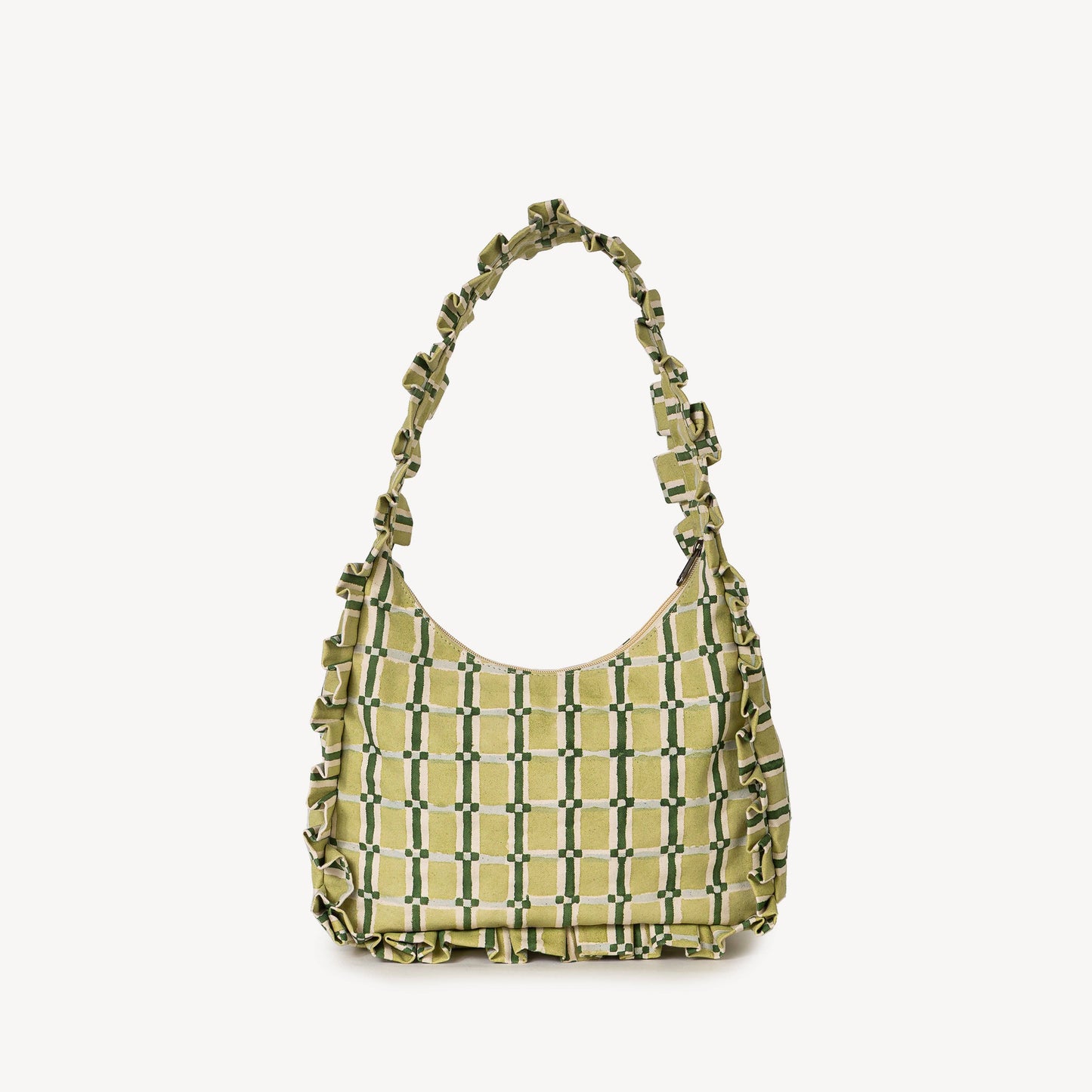Momo Shoulder Bag - Moss Check