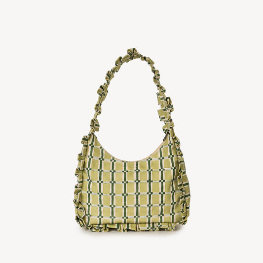 Momo Shoulder Bag - Moss Check