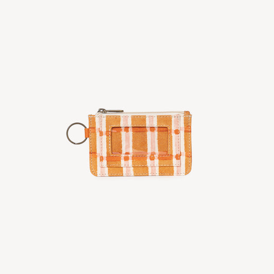 ID Pouch ~  Ember Plaid