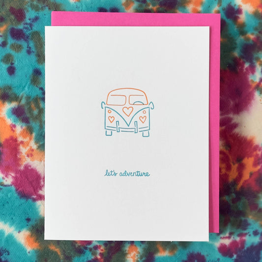 Romantic Greeting Card ~ Let's Adventure