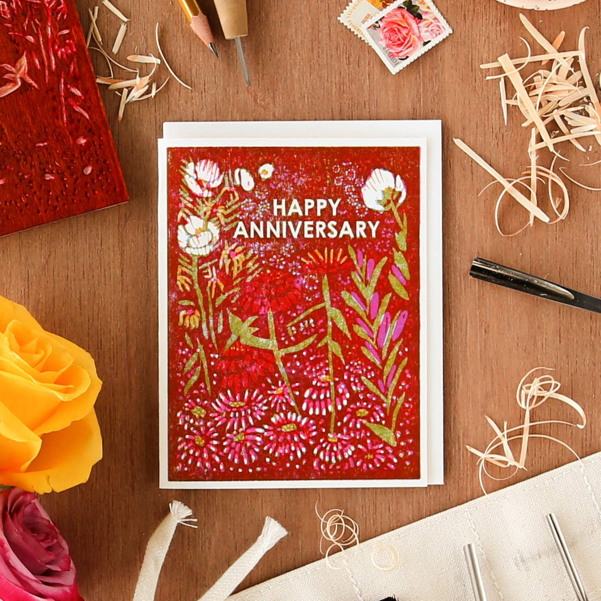 Romantic Greeting Card ~ Happy Anniversary