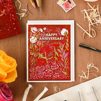 Romantic Greeting Card ~ Happy Anniversary