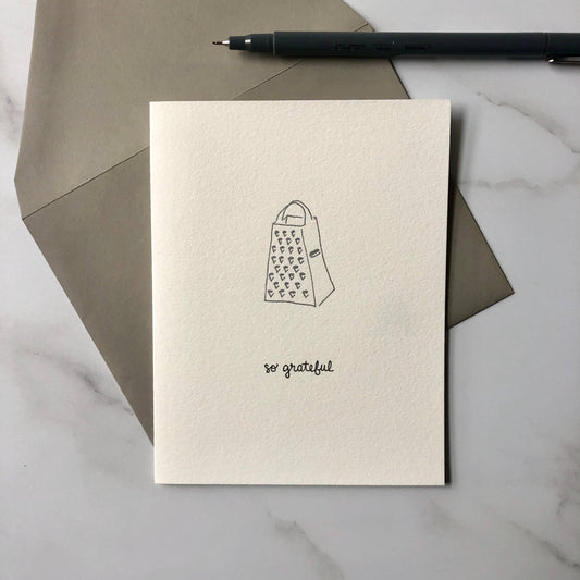 Appreciation Greeting Card ~ So Grateful