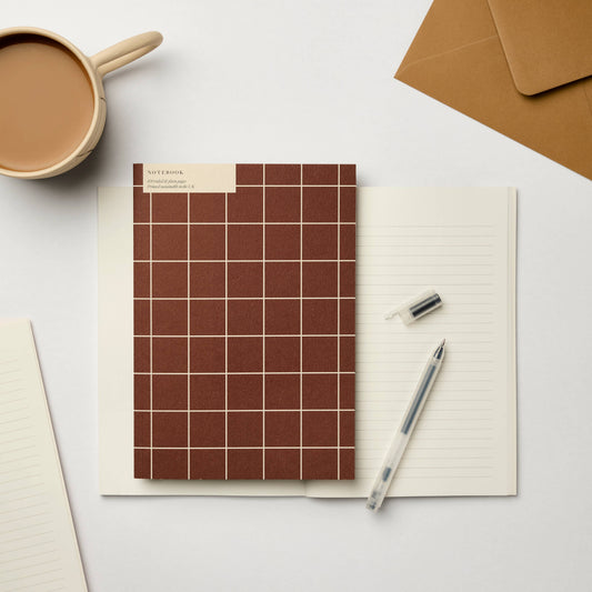 A5 Notebook ~ Umber Tile
