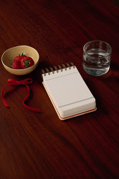 Chunky Spiral Notepad ~ Very Cherry