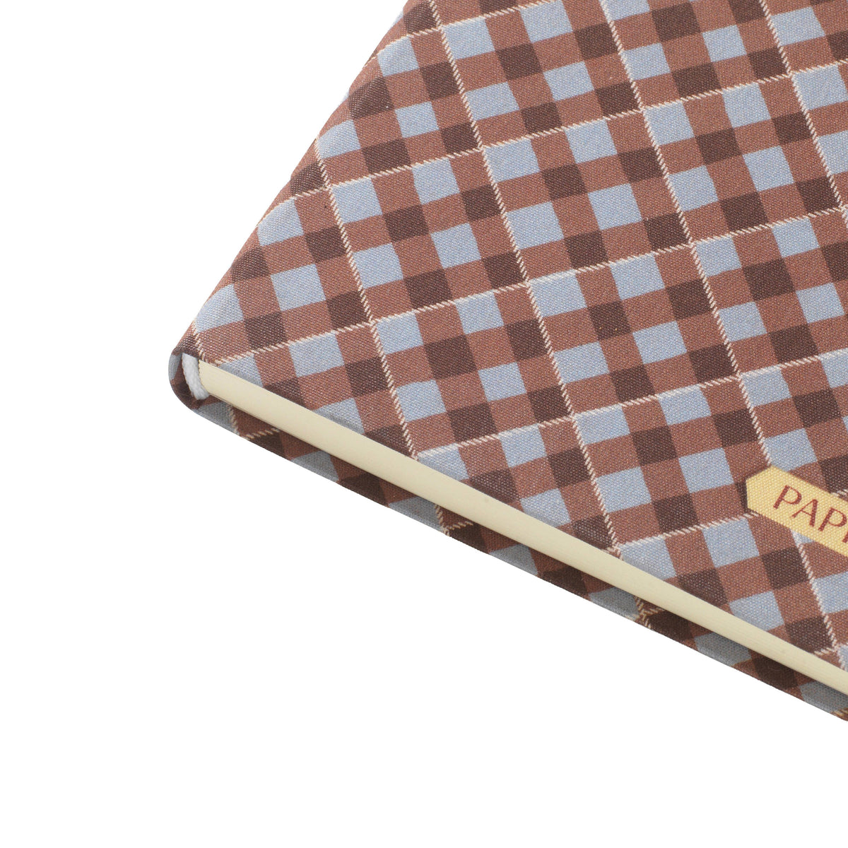 Softcover Lined Notebook ~ Petals & Plaid