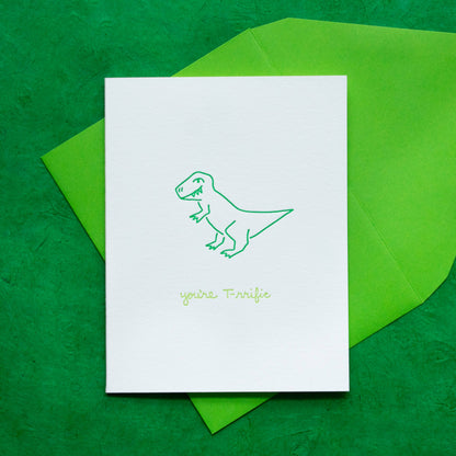 Appreciation Greeting Card ~ You're T-rrific