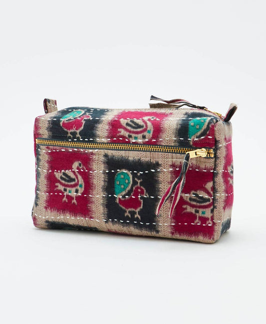 Medium Toiletry Bag ~ Bid of Fuchsia