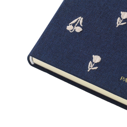 Softcover Lined Notebook ~ Twilight Blooms