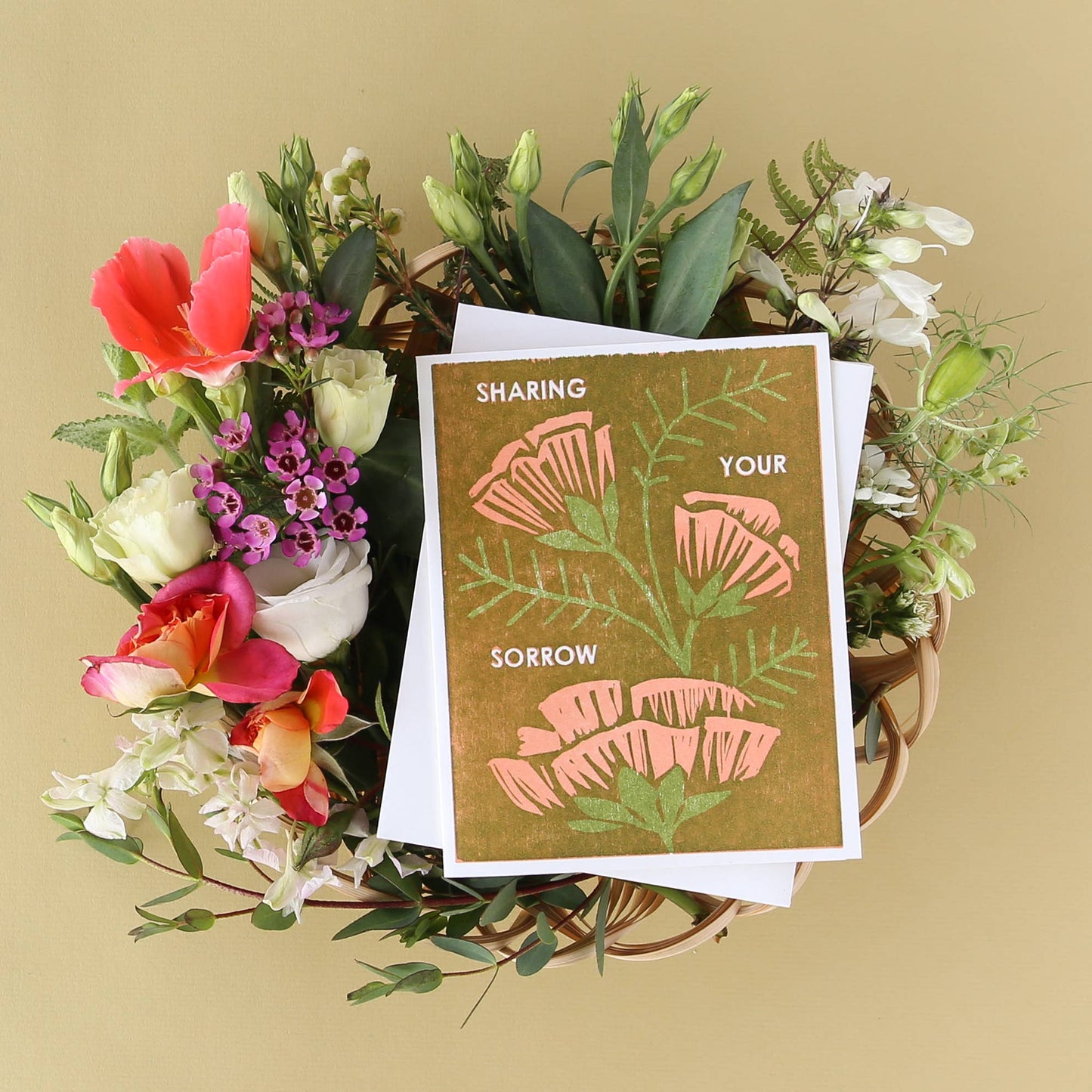 Sympathy Greeting Card ~ Sharing Your Sorrow
