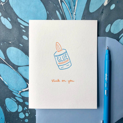 Romantic Greeting Card ~ Stuck On You