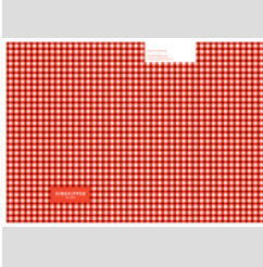 Notebook ~ Red Gingham