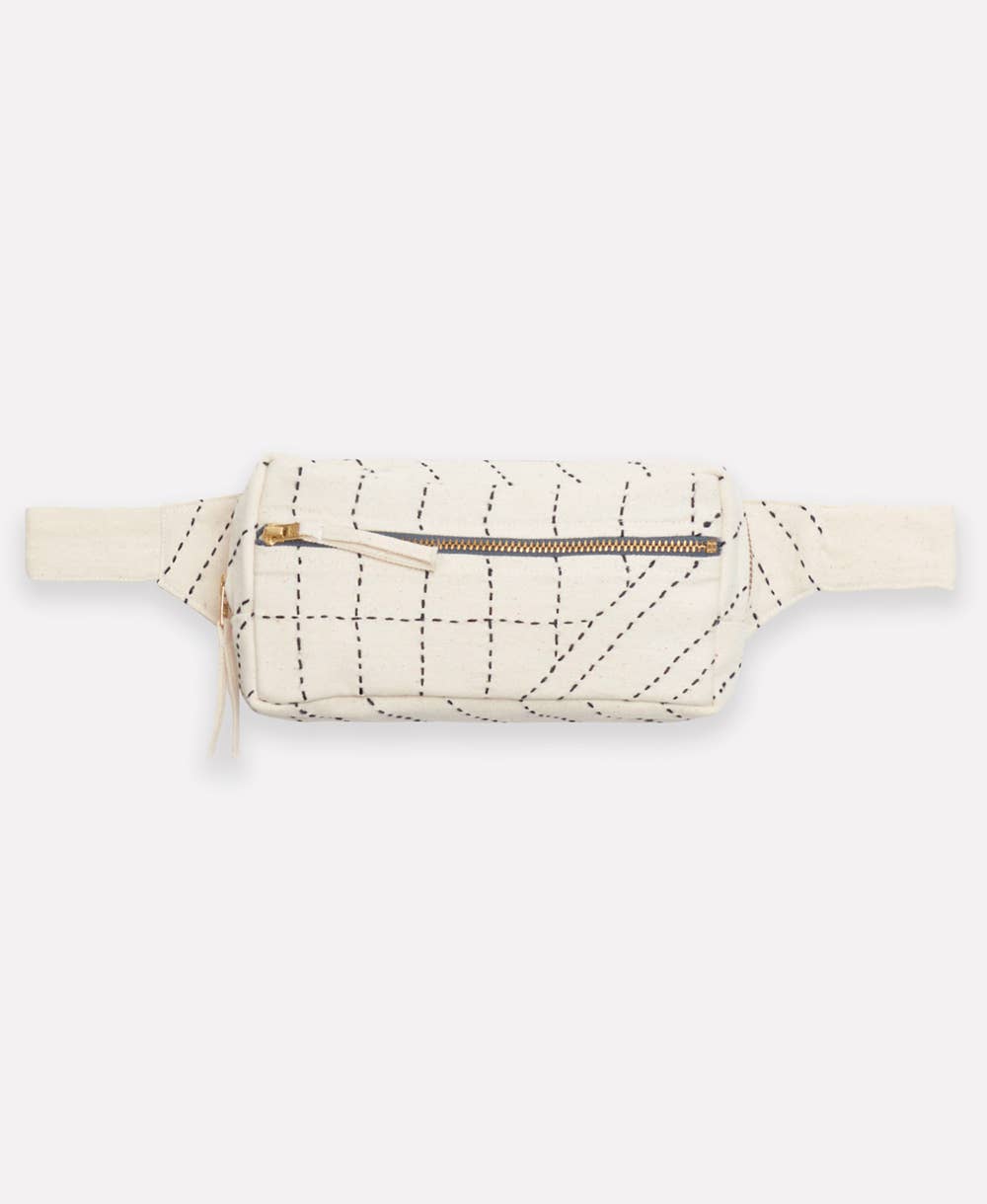Embroidered Belt Bag