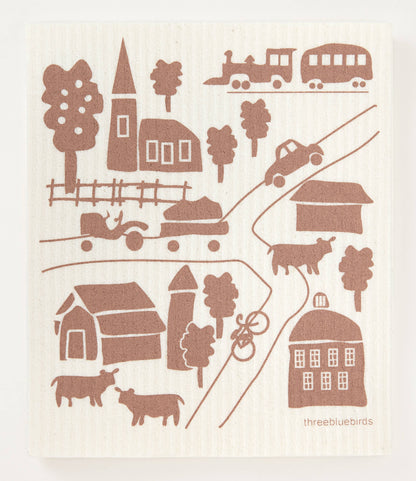 Swedish Dishcloth ~ Country Life